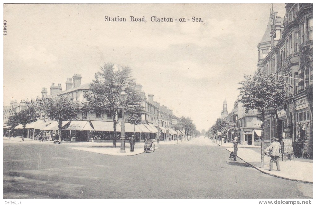 CLACTON ON SEA STATION ROAD ANGLETERRE ROYAUME UNI - Clacton On Sea