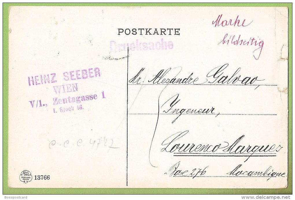 Wien - Vienna - Opernring - Austria - Filatelia - Philately - Moçambique - Ringstrasse