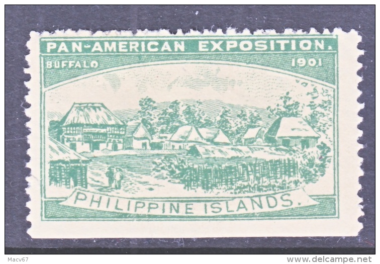 PAN-AMERICAN  EXPO. VIGNETTE   1901  BUFFALO, N.Y.    *  PHILIPPINE  ISL. - Other & Unclassified