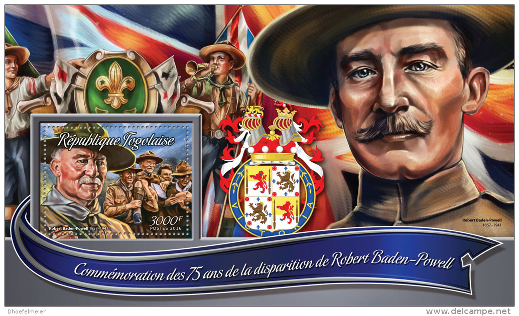 TOGO 2016 ** Robert Baden-Powell Scouts Pfadfinder S/S - OFFICIAL ISSUE - A1637 - Nuovi