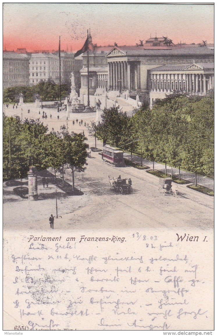 Wien I. - Parlament Am Franzens-Ring * 13. 8. 1903 - Altri & Non Classificati