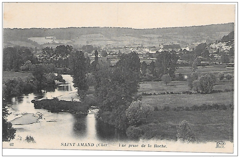 CPA - 18 - SAINT AMAND MONTROND - Vue Prise De La Roche-  CHER BERRY - Saint-Amand-Montrond