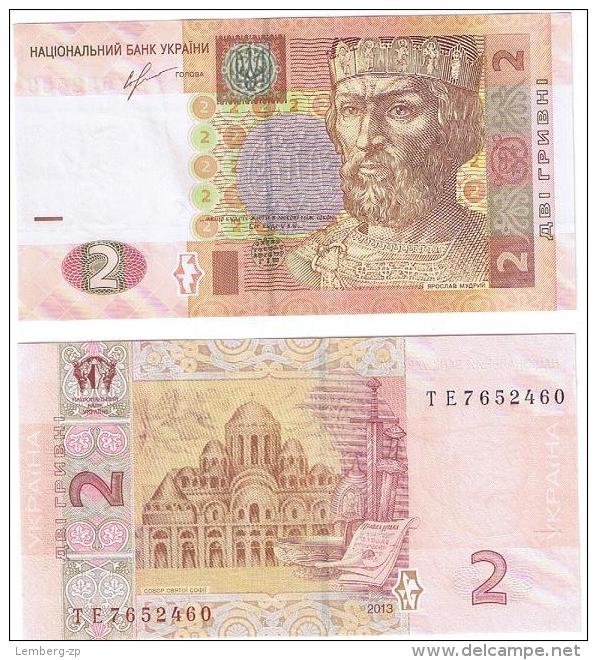 Ukraine - 2 Hryvni 2013 UNC Lemberg-Zp - Ucrania