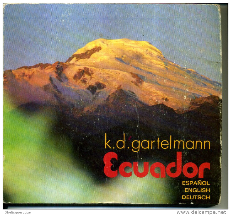 ECUADOR EQUATEUR ESPANOL ENGLISH DEUTCH PHOTOS - Catalogi