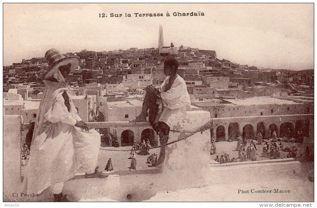 7912. LOT DE 3 CPA ALGERIE. GHARDAIA. - Ghardaïa