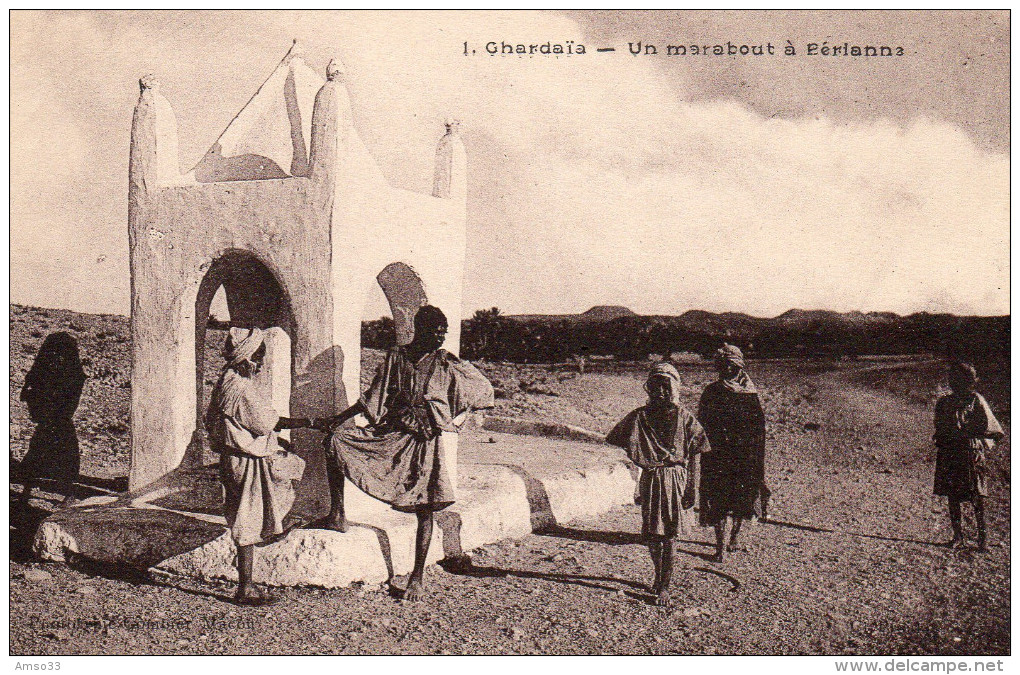 7912. LOT DE 3 CPA ALGERIE. GHARDAIA. - Ghardaïa