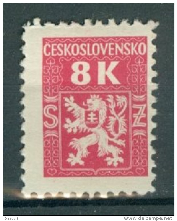 CESKOSLOVENSKO - OFFICIAL 1946: Yv Service 7, * MH - FREE SHIPPING ABOVE 10 EURO - Francobolli Di Servizio