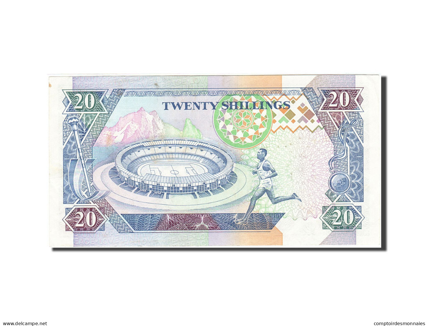 Billet, Kenya, 20 Shillings, 1993, 1993-09-14, KM:31a, SUP - Kenya