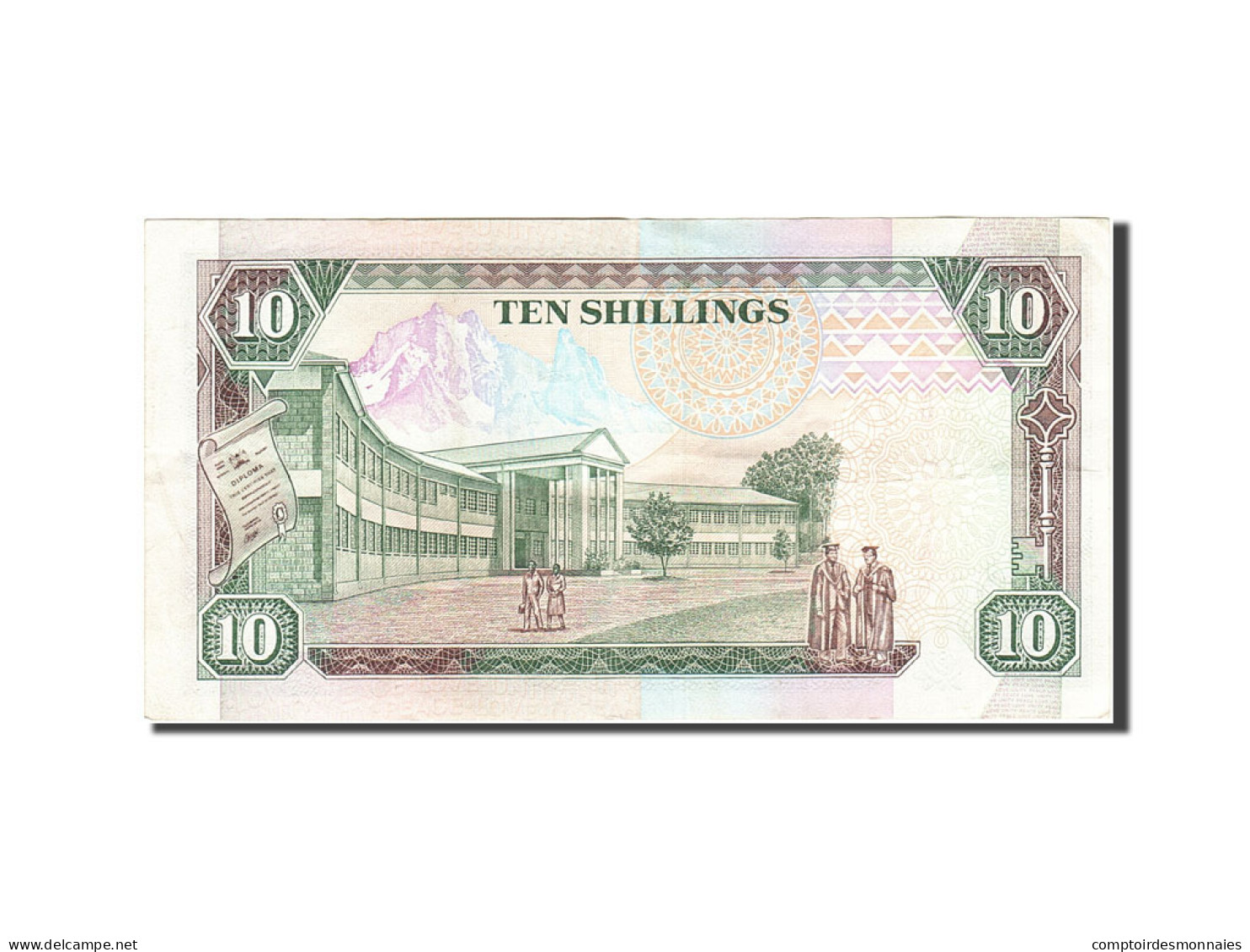 Billet, Kenya, 10 Shillings, 1993, 1993-07-01, KM:24a, TTB - Kenya