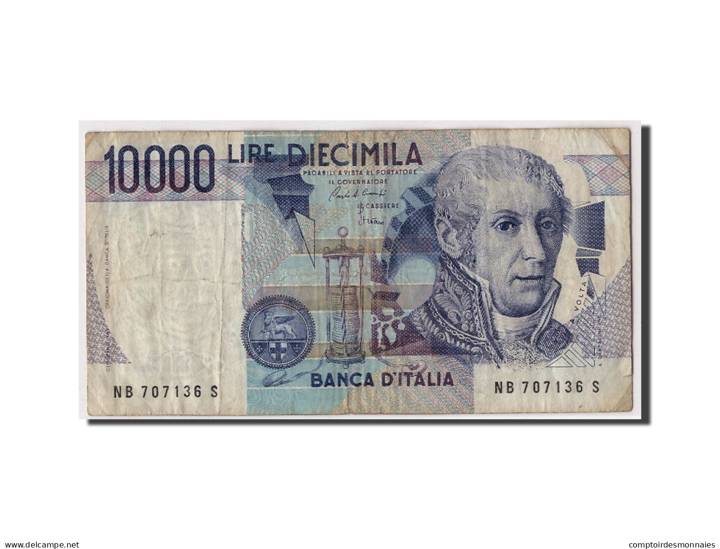 Billet, Italie, 10,000 Lire, 1984, 1984-09-03, KM:112a, B - 10.000 Lire