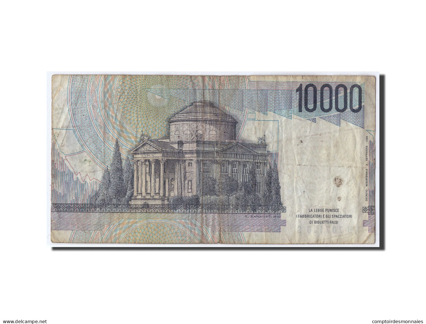 Billet, Italie, 10,000 Lire, 1984, 1984-09-03, KM:112a, B - 10.000 Lire