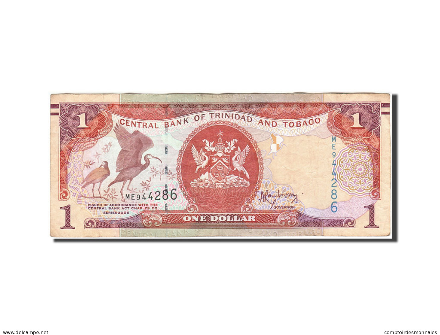 Billet, Trinidad And Tobago, 1 Dollar, 2006, 2006, KM:46, TTB - Trinité & Tobago