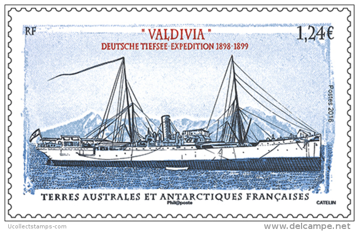 TAAF  2016   Valdivia  Schip Ship Shif   Postfris/mnh/neuf - Neufs