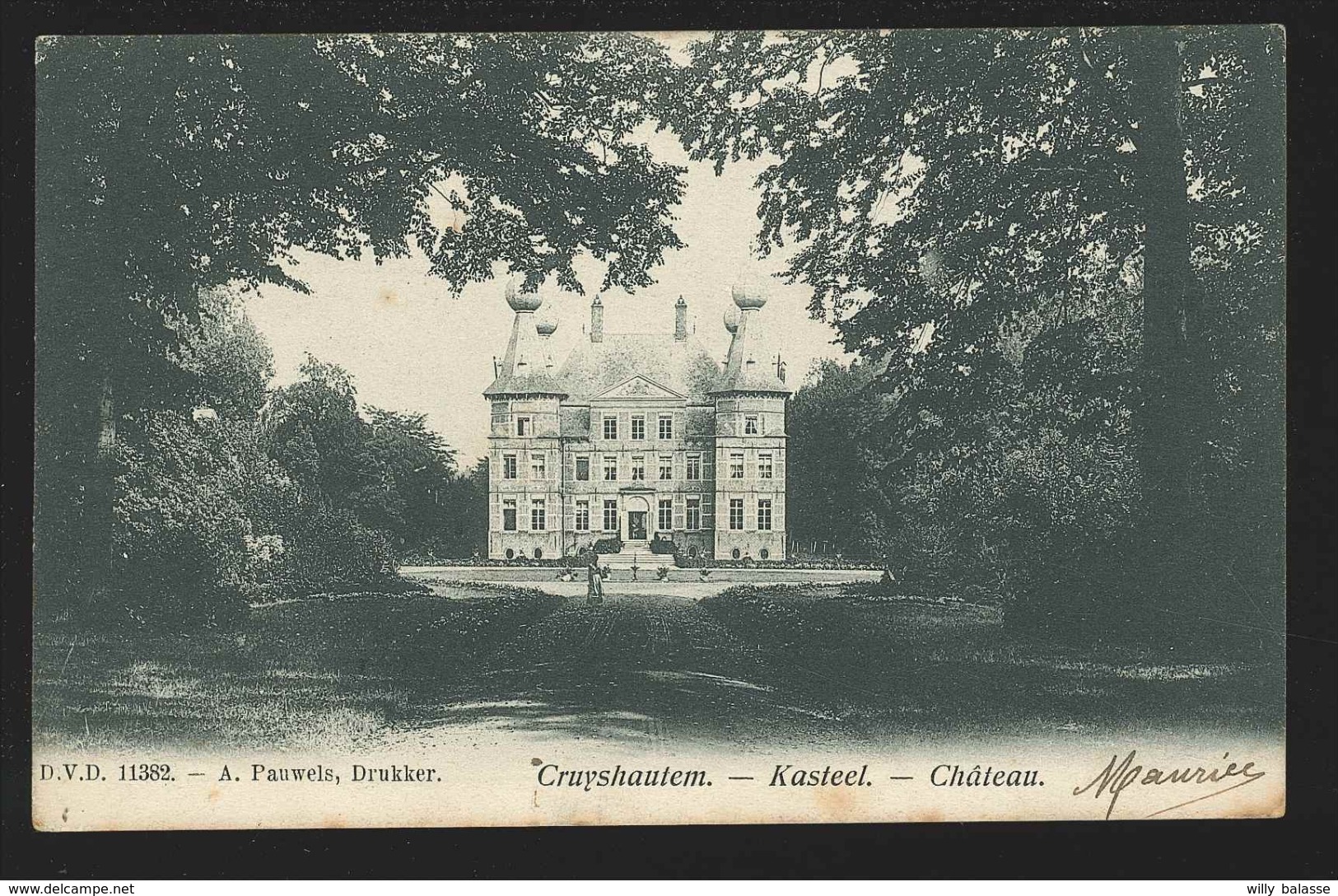 +++ CPA - KRUISHOUTEM - CRUYSHAUTEM - Château - Kasteel - D.V.D.11382  // - Kruishoutem