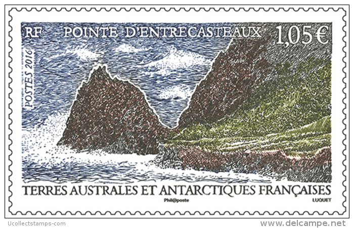 TAAF  2016  Pointe Antrecausteaux    Postfris/mnh/neuf - Ungebraucht