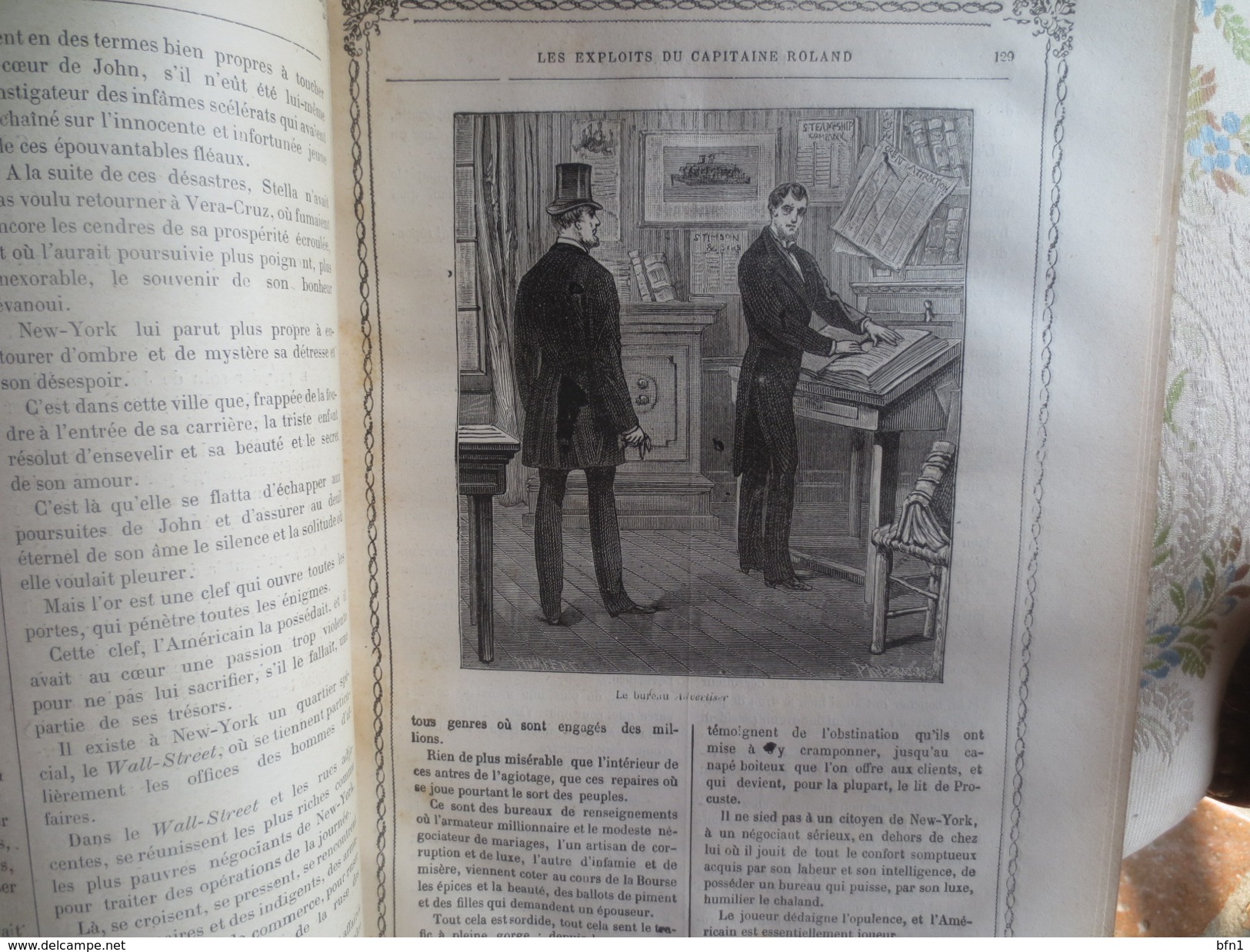 LES EXPLOITS DE CAPITAINE ROLAND OU L'AMOUR D'UNE CREOLE- SUCE CANELLE - ROMANS ORIGINAUX VOIR PHOTOS