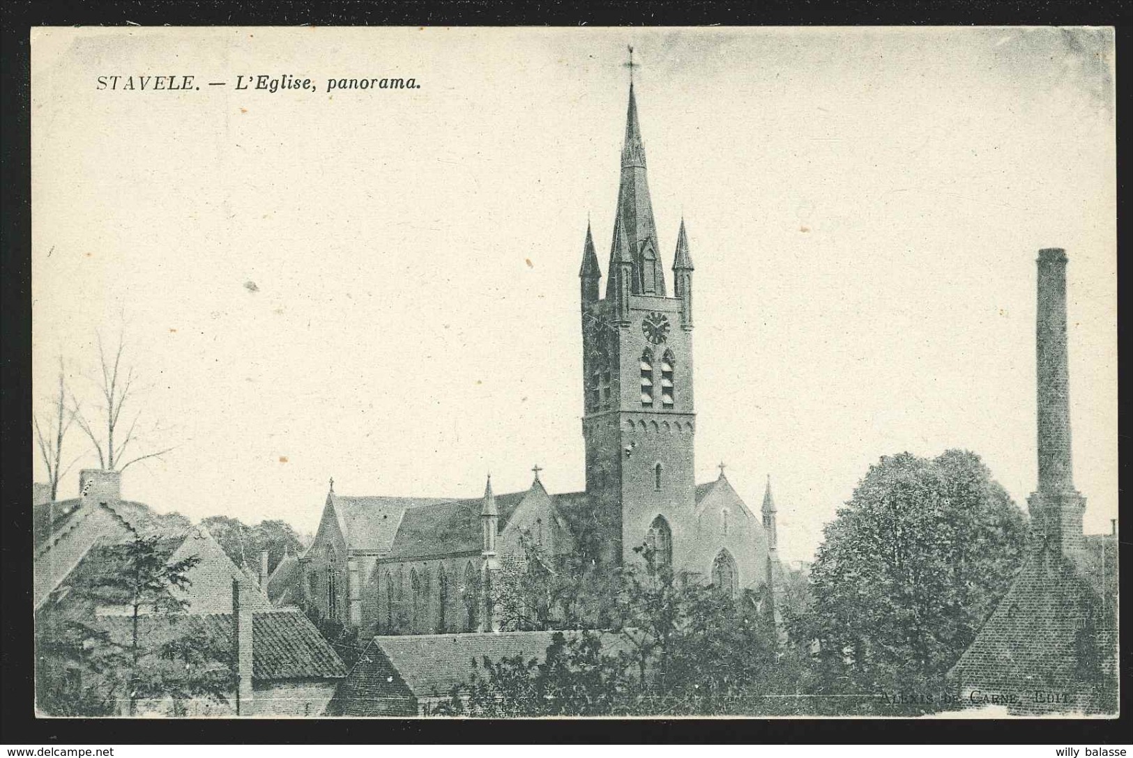 +++ CPA - STAVELE - L'Eglise - Panorama // - Alveringem