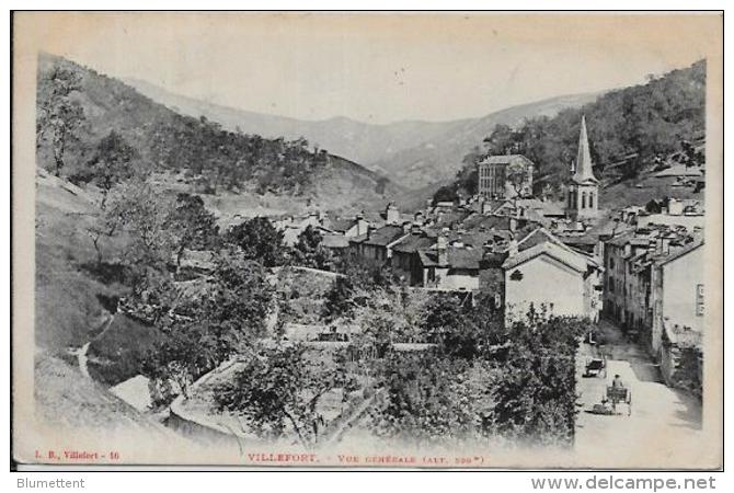 CPA Lozère Circulé Villefort - Villefort