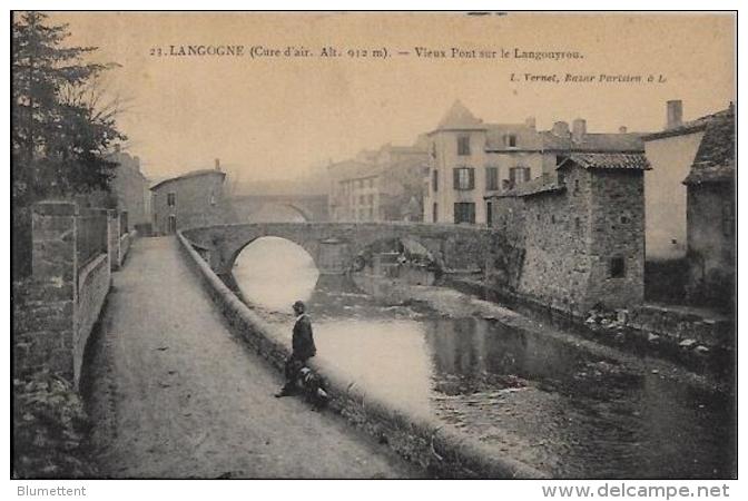 CPA Lozère LANGOGNE Circulé - Langogne