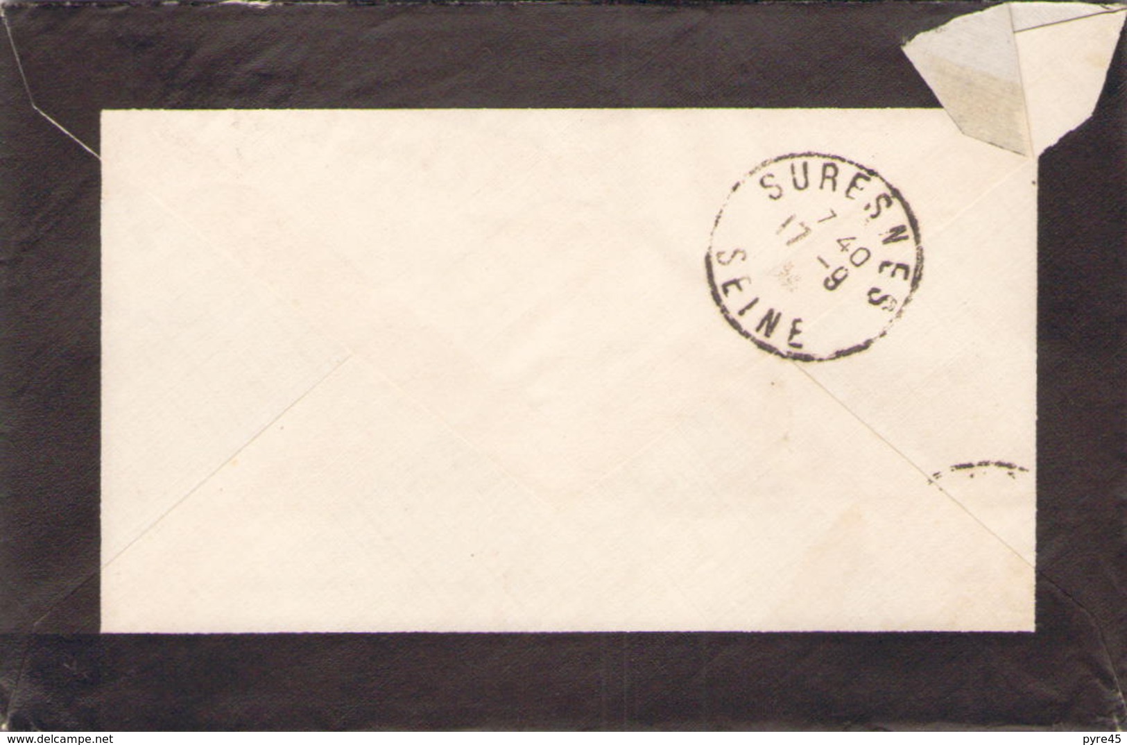 TUNISIE ENVELOPPE DU 13 AOUT 1913 DE BIZERTE POUR SURESNES - Brieven En Documenten