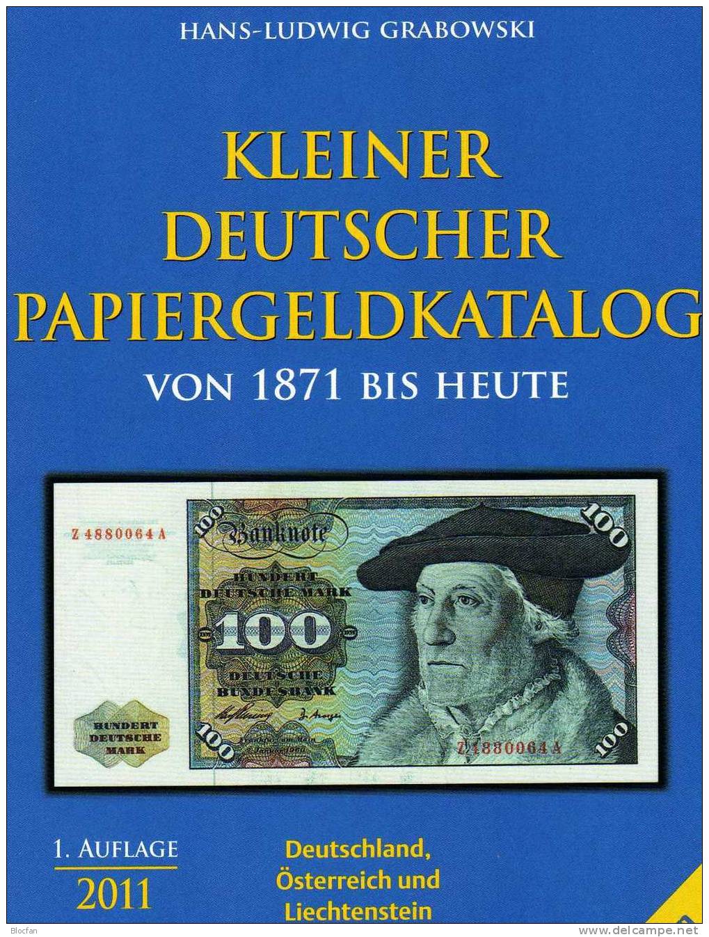 Germany Banknoten Katalog Deutschland 2011 new 12€ Papiergeld mit EURO-Banknotencatalogue of Grabowski Battenberg Verlag