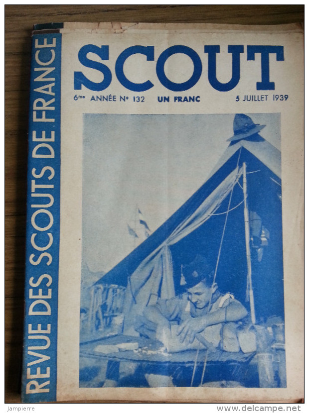 Revue Scout - N°132 - Juillet 1939 - Movimiento Scout