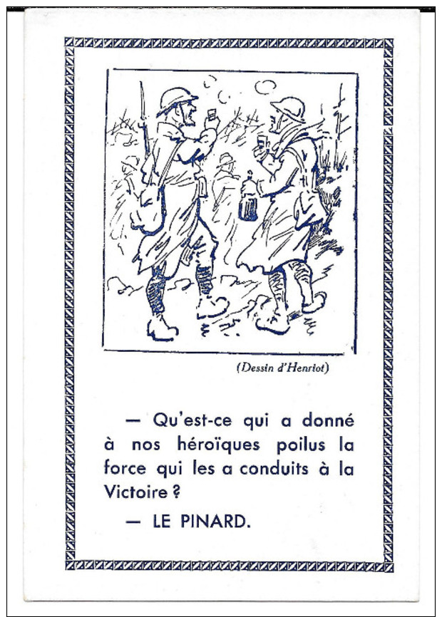 Cpa Illustrateur Henriot - "Le Pinard ". - Henriot