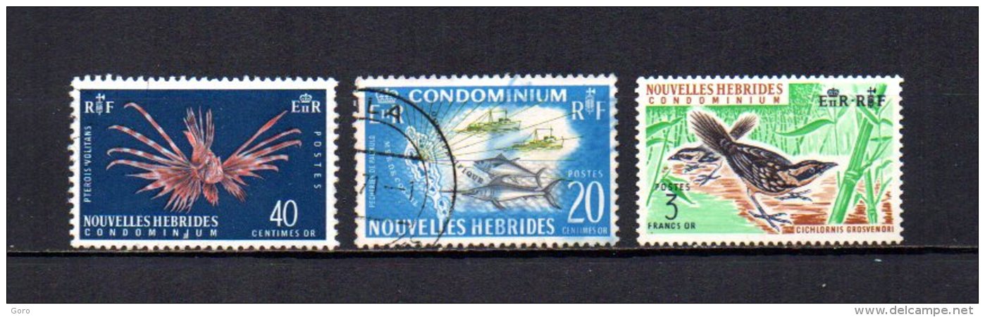 Nuevas Hébridas   1965  .-   Y&T  Nº    216/218 - Used Stamps