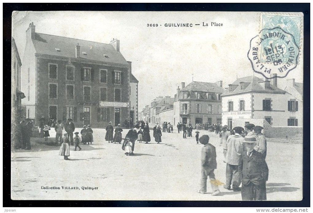 Cpa Du 29  Guilvinec  La Place      JIP5 - Guilvinec