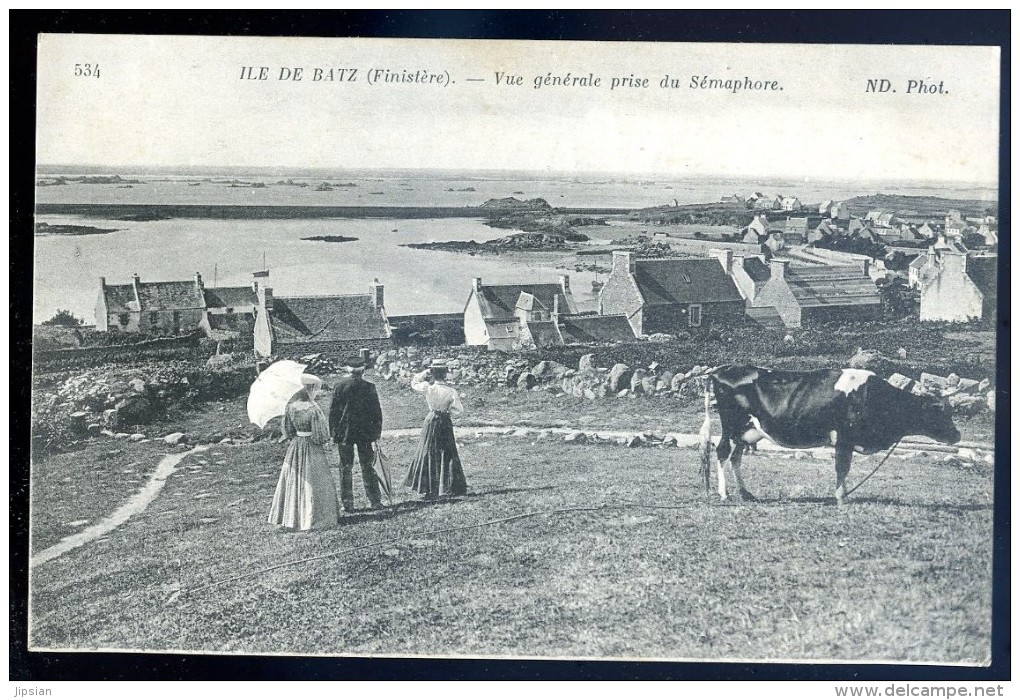 Cpa Du 29 Ile De Batz -- Vue Générale Prise Du Sémaphore       JIP5 - Ile-de-Batz