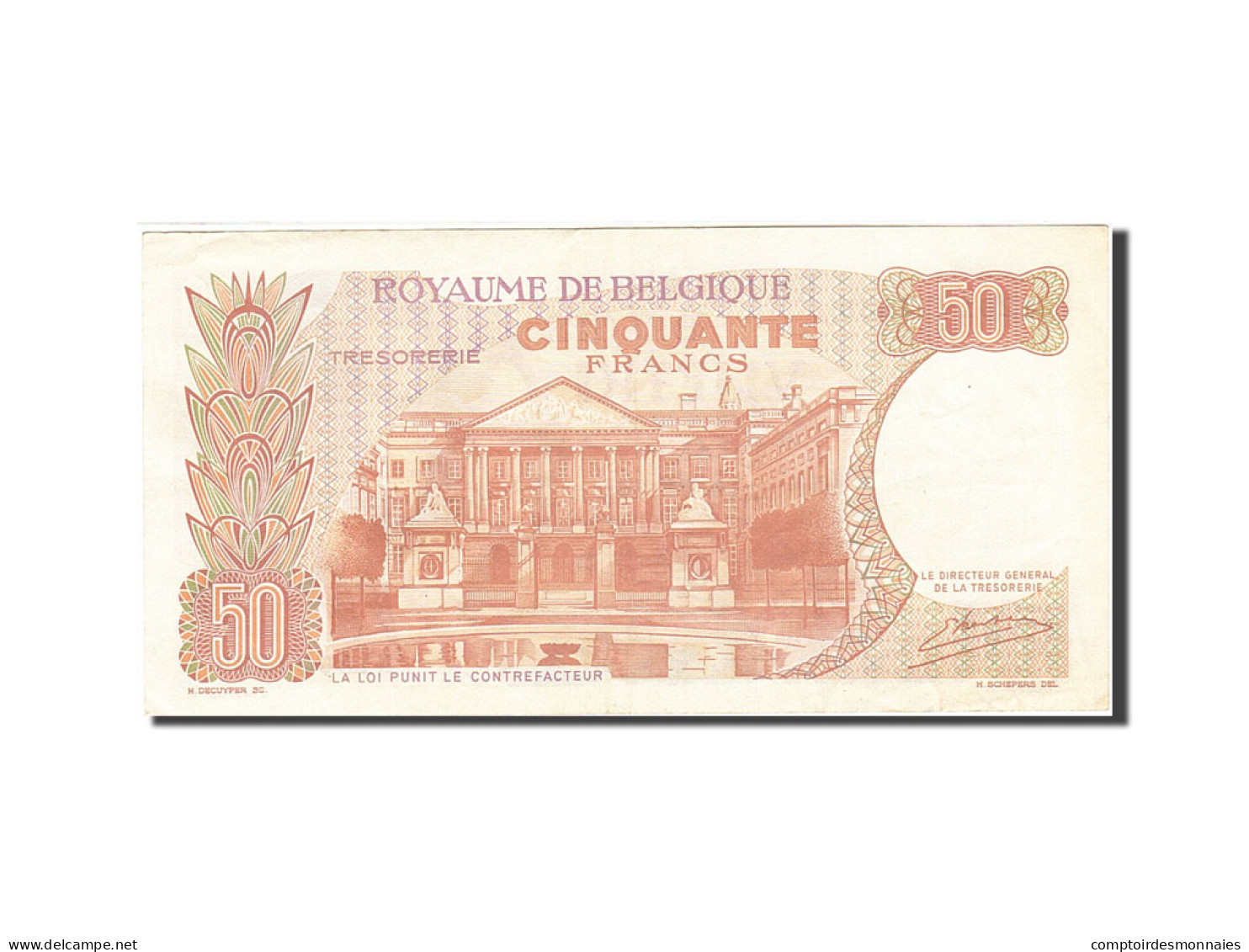 Billet, Belgique, 50 Francs, 1966, 1966-05-16, KM:139, TTB - 50 Francos