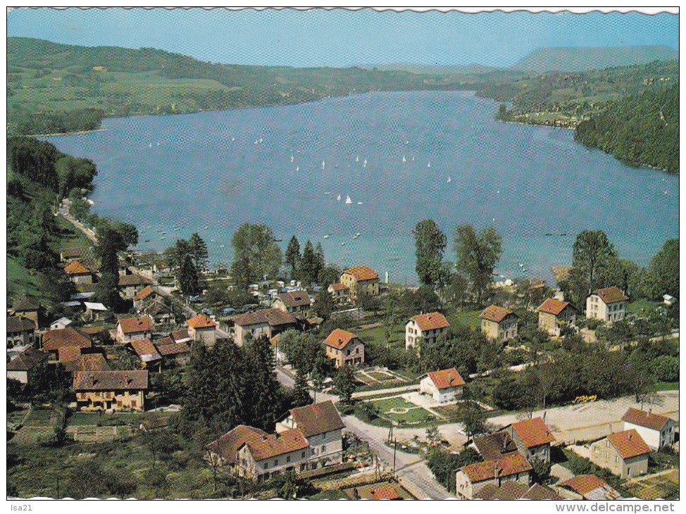 CPSM 1970 CHARAVINES LES BAINS Isère Lac Paladru Et Vue Générale - Charavines