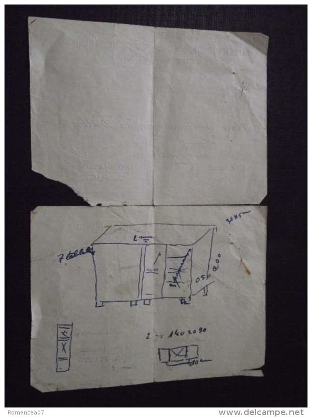 FERVAQUES  (Calvados) - SAPEURS POMPIERS De N.-D.-de--COURSON - 2 Bons Pour Consultation, Médecin Et Pharmacie - 1953 - Other & Unclassified