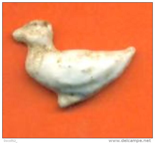 Feve Ancienne Porcelaine Emaillée Canard à Identifier - Antiche