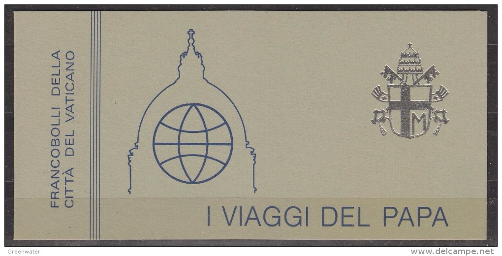 Vatican City 1985 Journeys Pope Booklet ** Mnh (32380) - Carnets