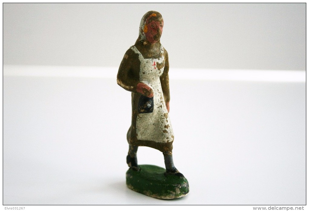 Solido, H=70mm, Nurse, - Vintage Toy Soldier, Lineol, Hauser, Elastolin, Durso - Figurines