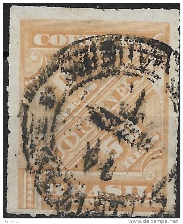 BRAZIL 1889 Postage Due -  50r. - Buff  FU - Segnatasse
