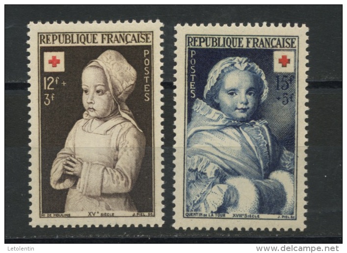 FRANCE -  CROIX ROUGE 1952 - N° Yvert  914/915** - Unused Stamps