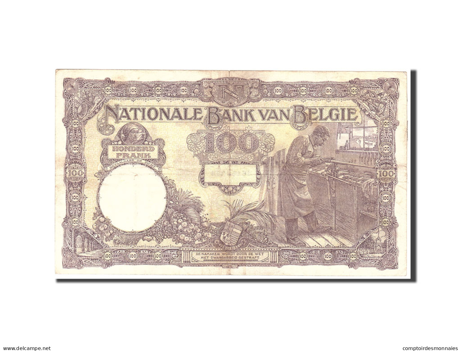 Billet, Belgique, 100 Francs, 1926, 1926-03-24, KM:95, TTB - 100 Francos & 100 Francos-20 Belgas