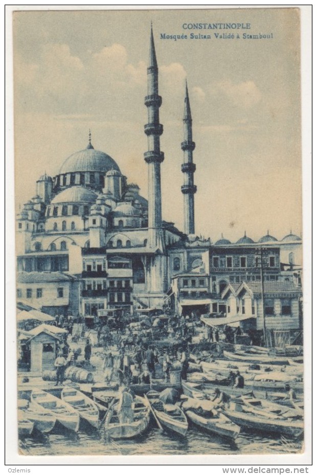 TURQUIE,TURKEI TURKEY ISTANBUL VALIDE SULTAN  MOSQUE PHOTOCARD - Turquie