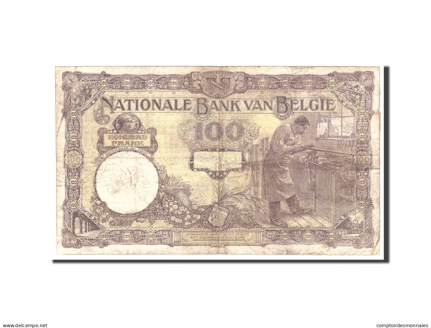Billet, Belgique, 100 Francs, 1923, 1923-07-16, KM:95, TB+ - 100 Francos & 100 Francos-20 Belgas