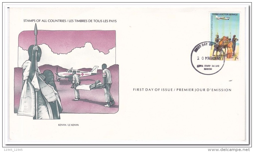 Kenia 1980, FDC, Flying Doctor Service - Kenia (1963-...)