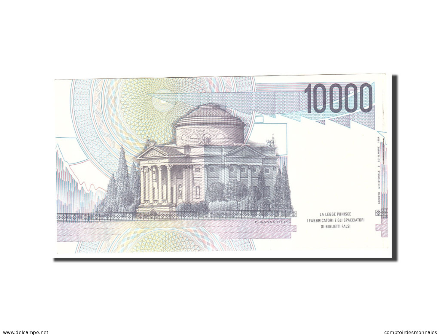 Billet, Italie, 10,000 Lire, 1984, 1984-09-03, KM:112d, TTB - 10.000 Lire