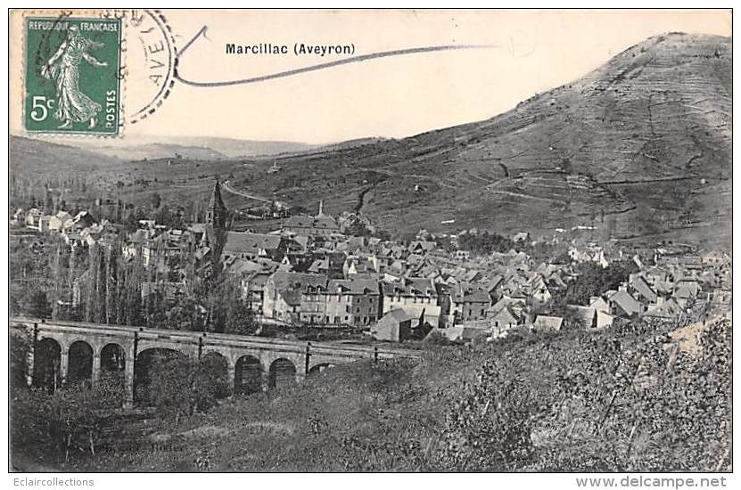 Marcillac     12     Vue Du Village - Other & Unclassified