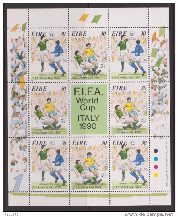 IRLANDA 1990 - IRELAND - EIRE - WORLD CUP ITALIA 90 - YVERT Nº 715-716 - MICHEL 712-713 - SCOTT 799-800 - Sonstige & Ohne Zuordnung