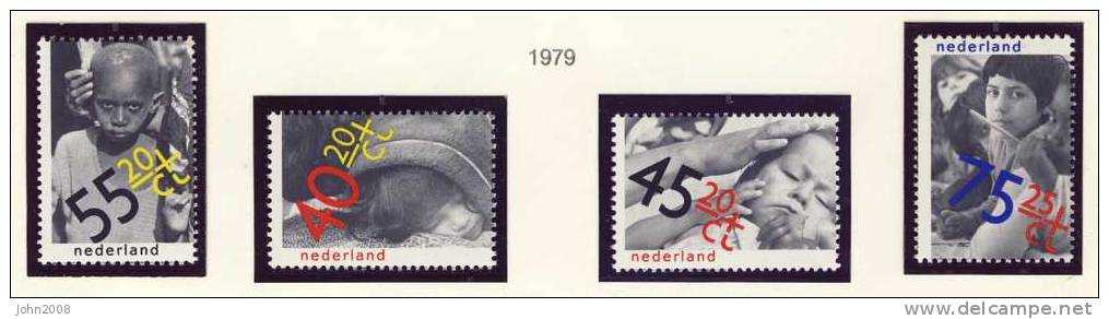 Niederlande / Netherlands 1979 : Mi 1147-1150 *** - Voor Het Kind - Ongebruikt