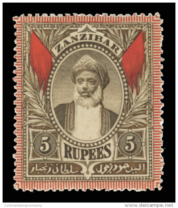 *        62-78 (188-204) 1899-1901 &frac12;a-5R Sultan Seyyid Hamoud-bin-Mohammed Bin Said^, Wmkd Multiple... - Zanzibar (...-1963)