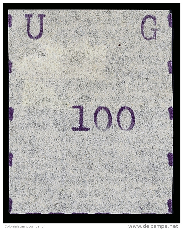 *        43 (43) 1895 100c Violet Missionary^, Narrow Format, Narrow Letters, Rare, A Choice Example With... - Ouganda (...-1962)