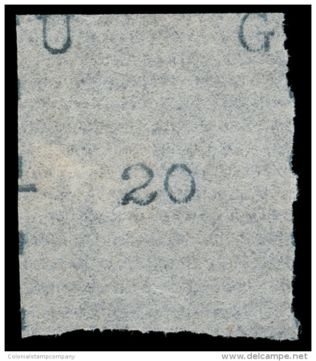 *        20 (20) 1895 20c Black Missionary^ Typewritten, Wide Letters And Narrow Format (16-18mm), Frame Lines... - Ouganda (...-1962)
