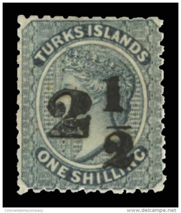 *        26 (38) 1881 2&frac12;d On 1' Dull Blue Q Victoria^ Surcharged SG Type 25, Setting 9, Scarce, A Perfectly... - Turcas Y Caicos